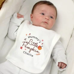 Personalised Little Pumpkin Bib