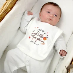 Personalised Little Pumpkin Bib