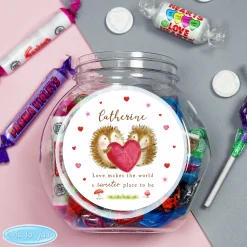 Personalised Love Makes It Sweeter Sweet Jar