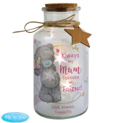 Personalised Me To You Forever My Friend LED Glass Jar
