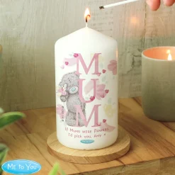 Personalised Me to You MUM Pillar Candle