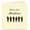 Personalised Military Card - Welcome Home
