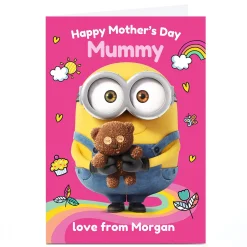 Personalised Minions Mother's Day Card - Mummy