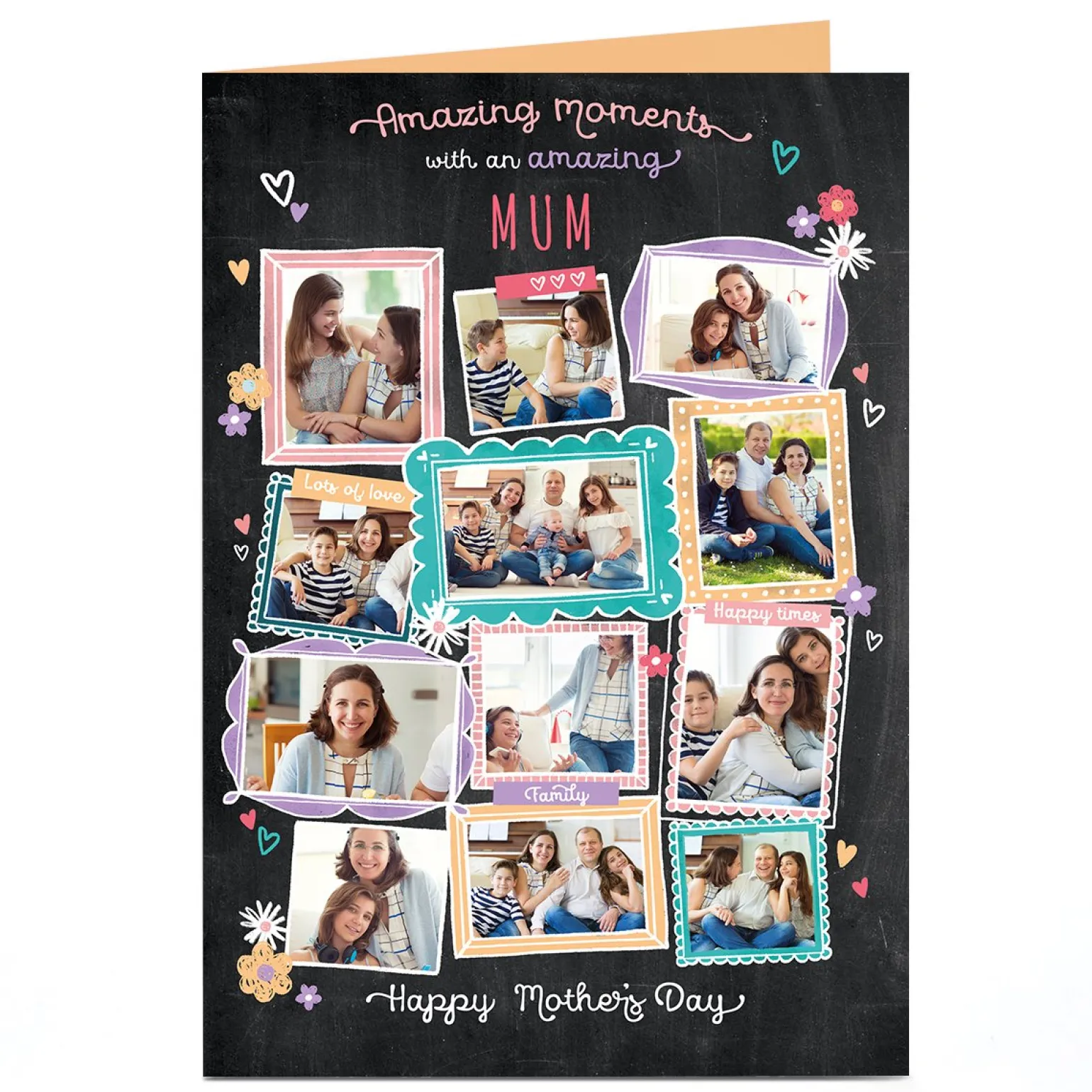 Personalised Mother's Day Photo Card - Amazing Moments
