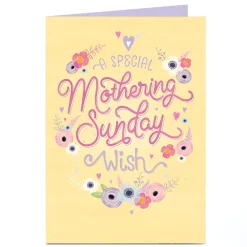 Personalised Mother's Day Card - Mothering Sunday