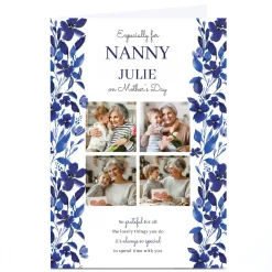 Personalised Mother's Day Photo Card - Especially for You Nanny