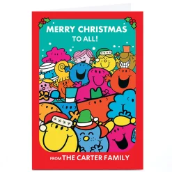 Personalised Mr Men & Little Miss Card - From The Family