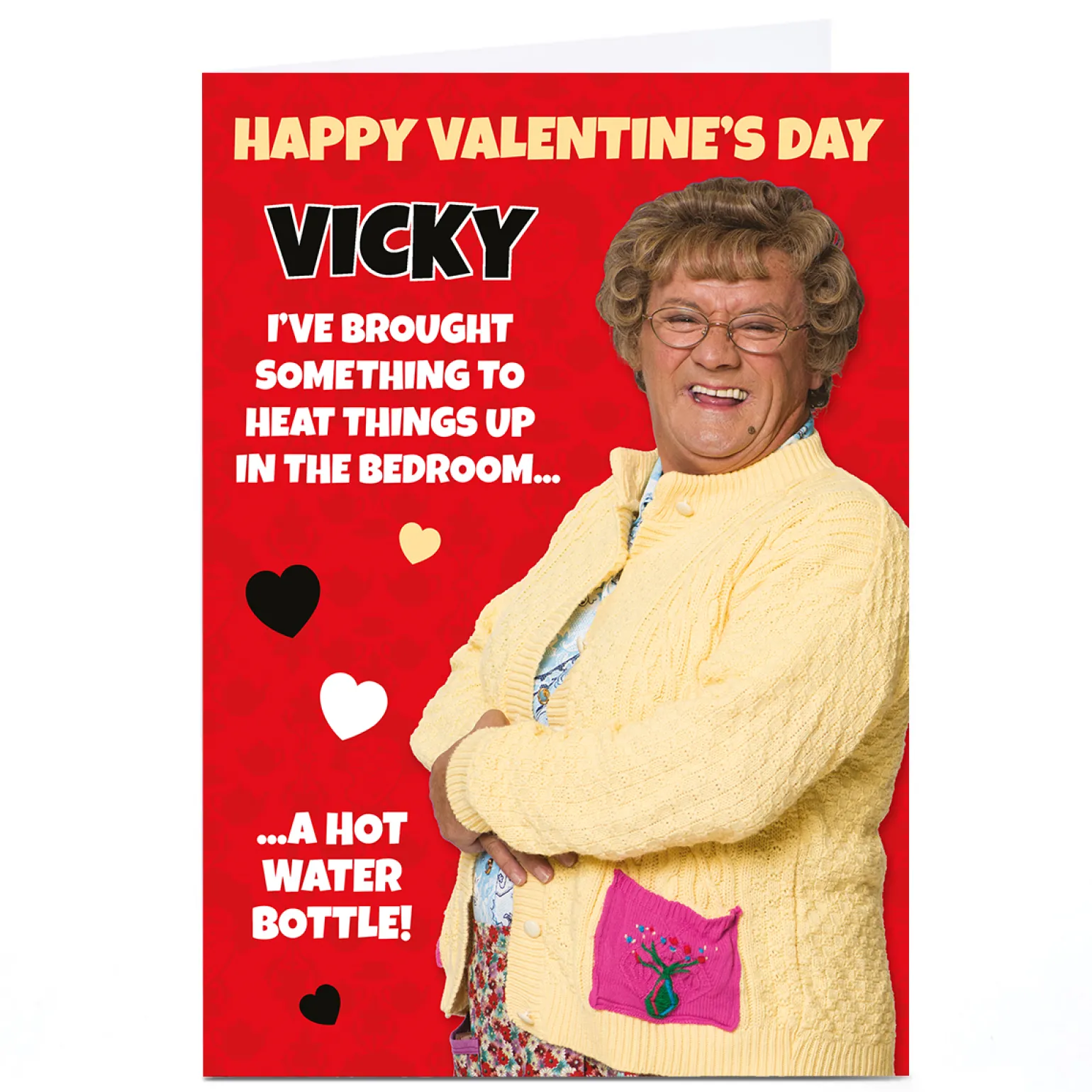 Personalised Mrs. Brown's Boys Valentine's Day Card - Heat Things Up