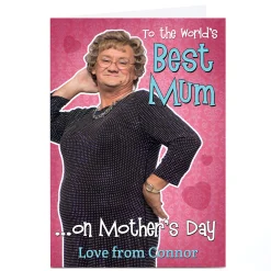Personalised Mrs. Brown's Boys Mother's Day Card - Best Mum