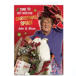Personalised Mrs. Brown's Boys Christmas Card - Couple