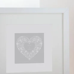 Personalised Names Heart Square Print