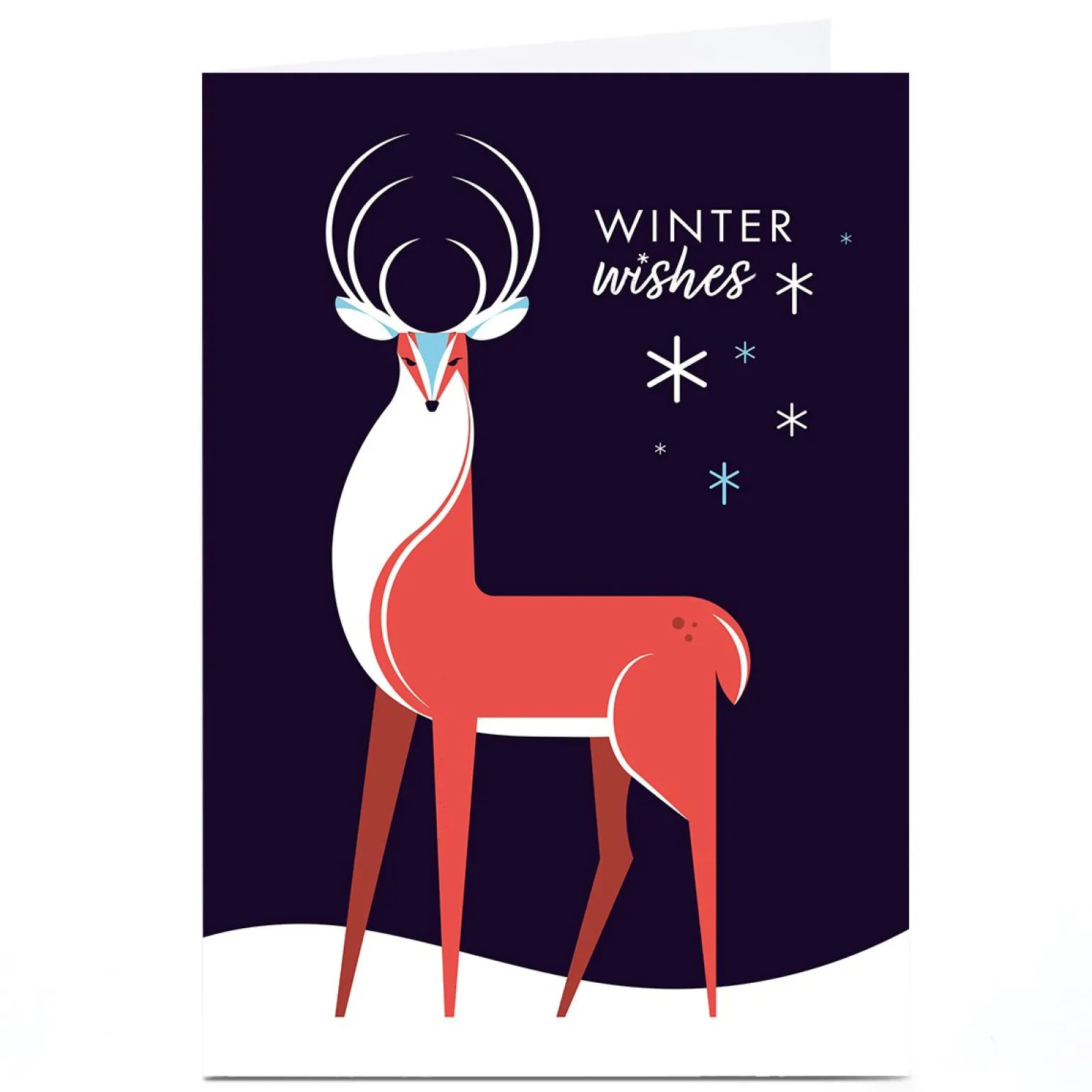 Personalised Neil Clark Christmas Card - Winter Wishes