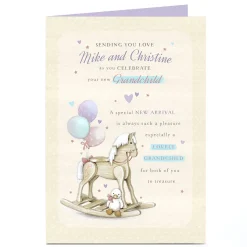 Personalised New Baby Card - Your New Grandchild