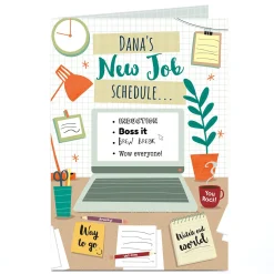 Personalised New Job Card - Watch Out World