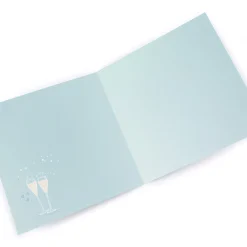 Personalised New Year Card - Champagne Flutes