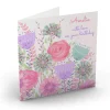 Personalised Nik Golesworthy Birthday Card - Pastel Flowers