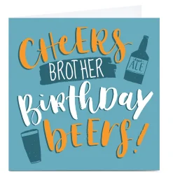 Personalised Nikki Whiston Birthday Card - Brother