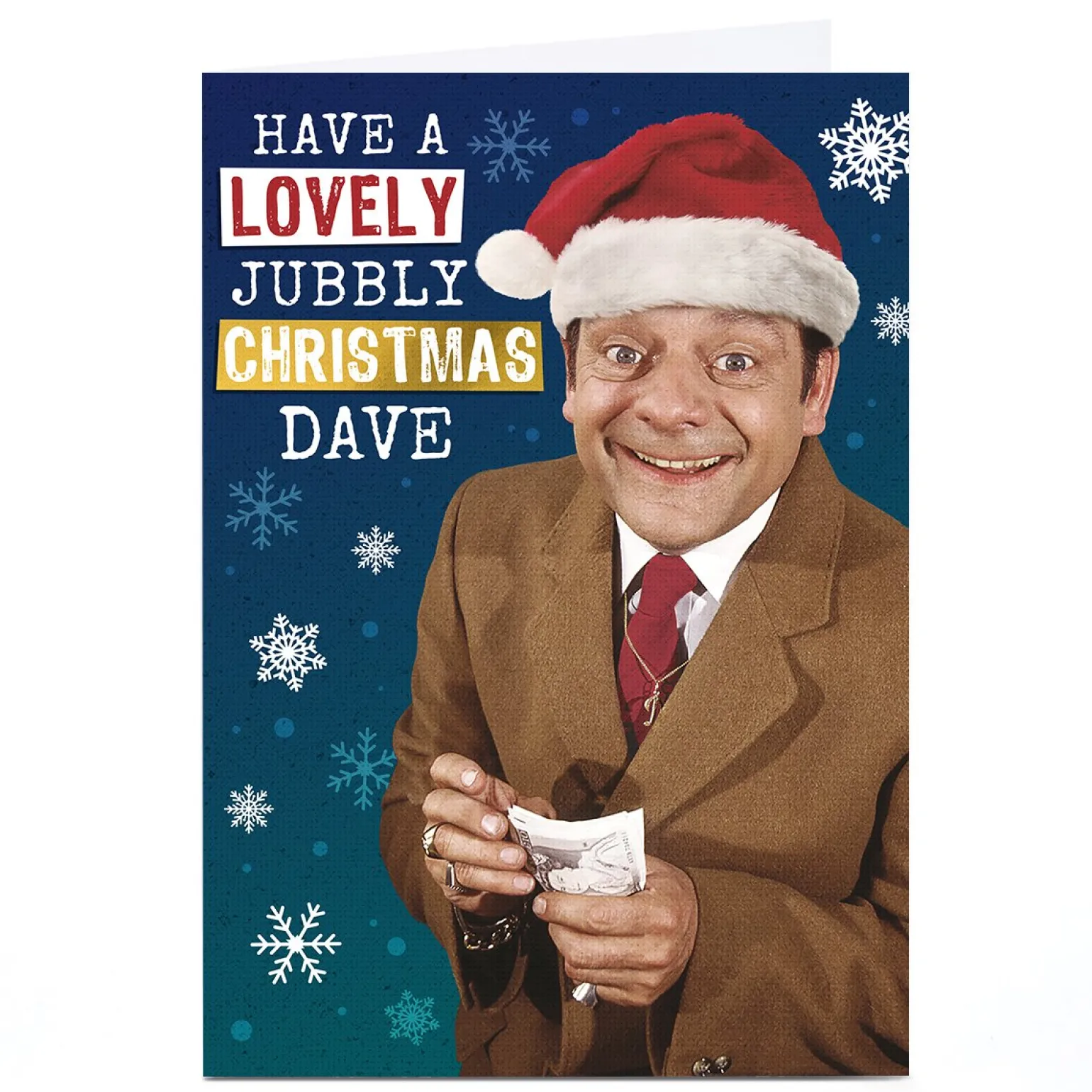 Personalised Only Fools And Horses Christmas Card - Lovely Jubbly
