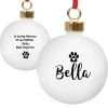 Personalised Pet Ceramic Bauble