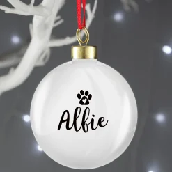Personalised Pet Ceramic Bauble