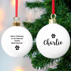 Personalised Pet Ceramic Bauble