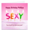Personalised PG Quips Birthday Card - Hotter Every Year