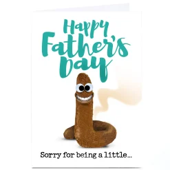 Personalised PG Quips Father's Day Card - Sorry For Being a Little