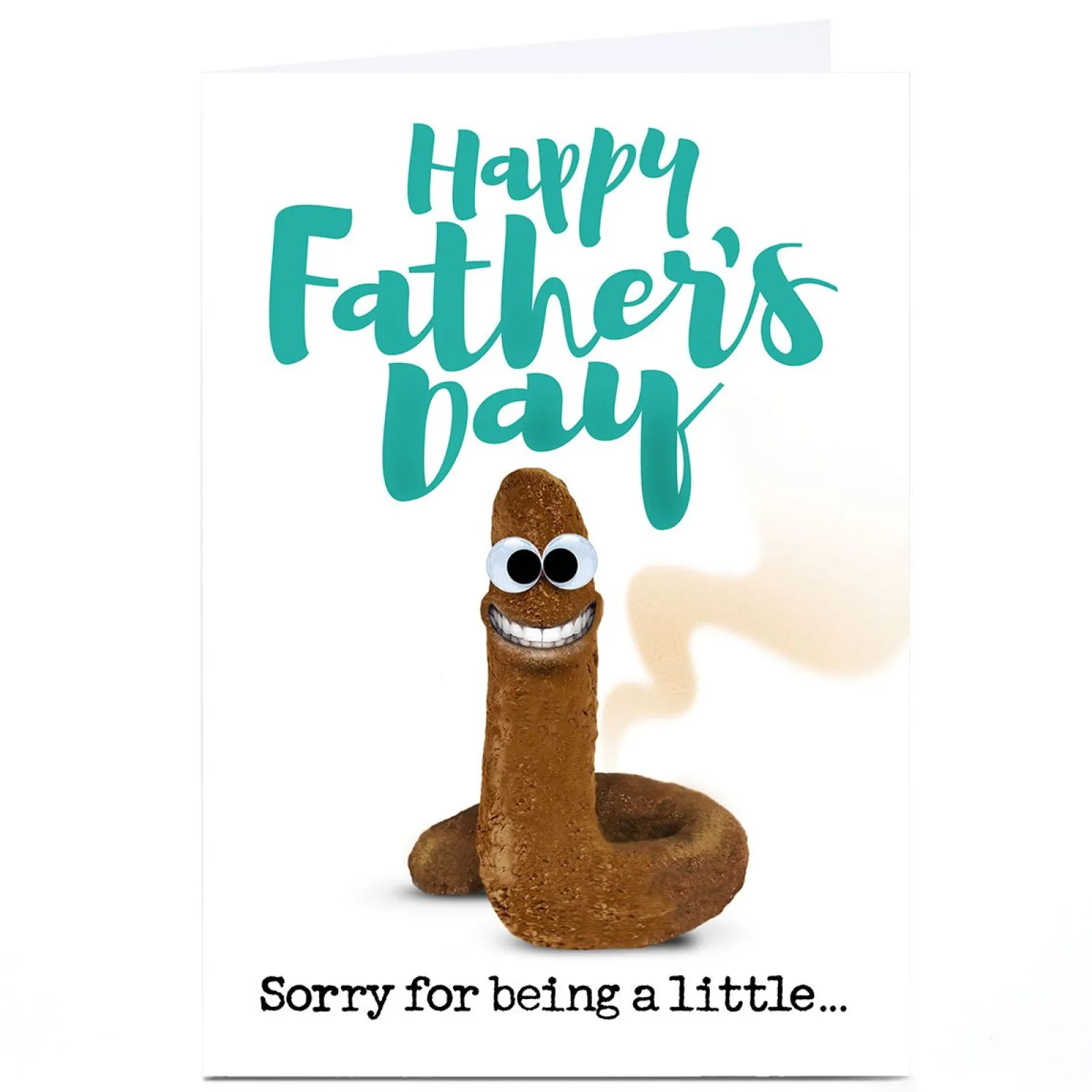 Personalised PG Quips Father's Day Card - Sorry For Being a Little