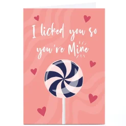 Personalised Phoebe Munger Card - I Licked You