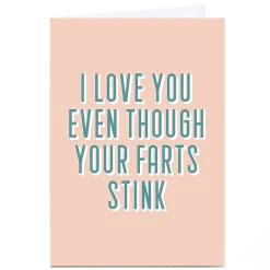 Personalised Phoebe Munger Card - Farts Stink