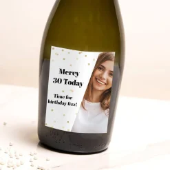 Personalised Photo Birthday Prosecco - Time for Birthday Fizz