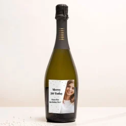 Personalised Photo Birthday Prosecco - Time for Birthday Fizz