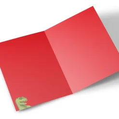 Personalised Photo Christmas Card - Roar-some Greetings Any Name