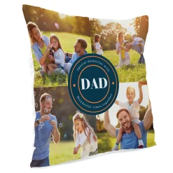 Personalised Photo Cushion - Wonderful Times With Dad
