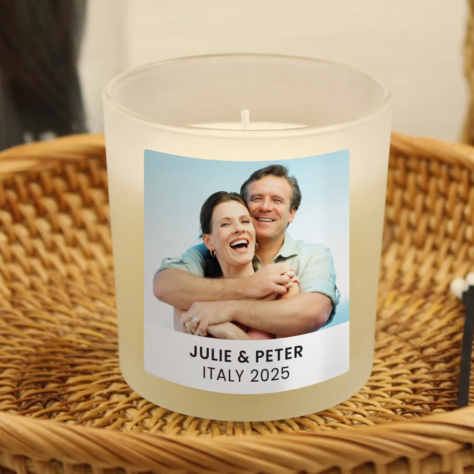 Personalised Photo Upload Candle Jar