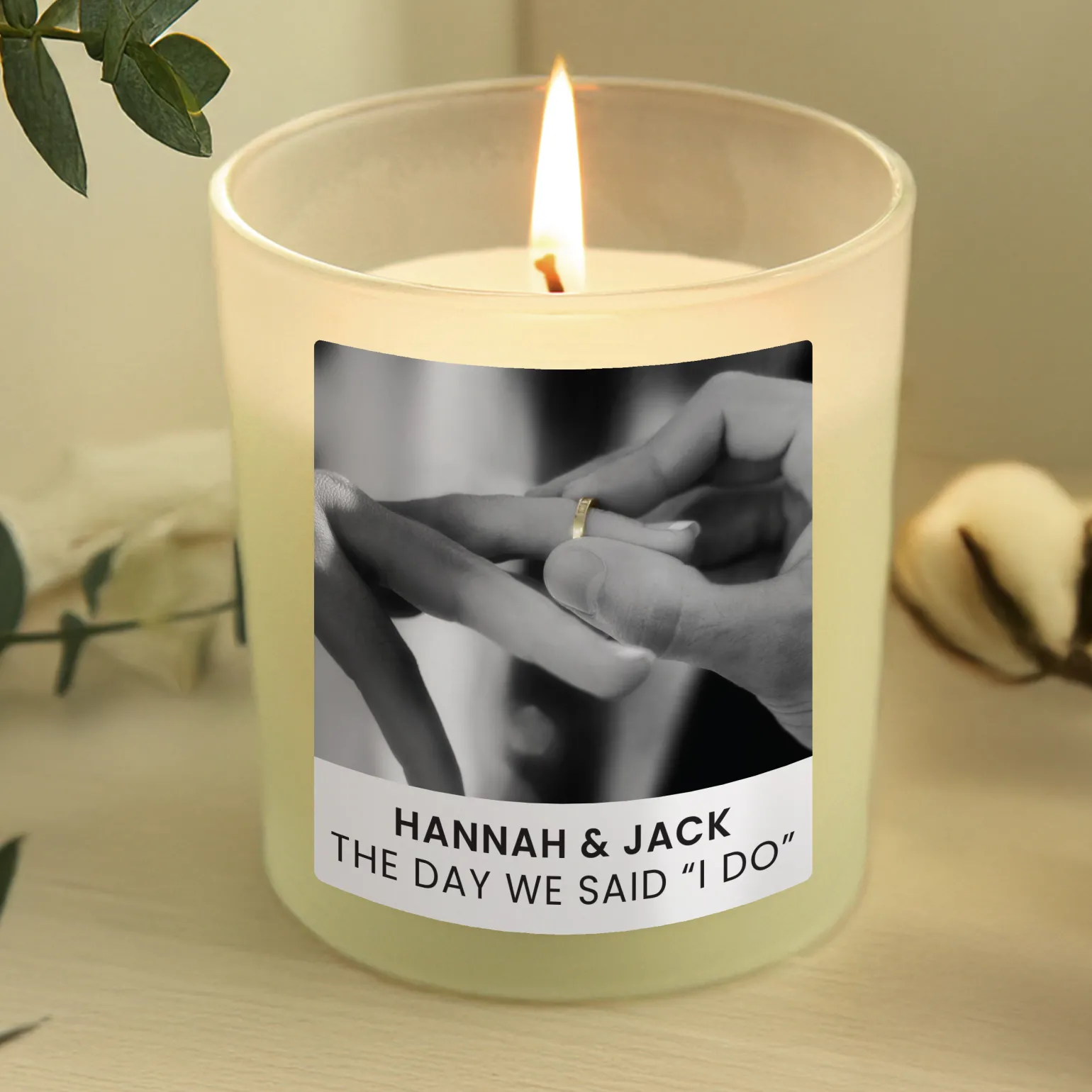 Personalised Photo Upload Candle Jar