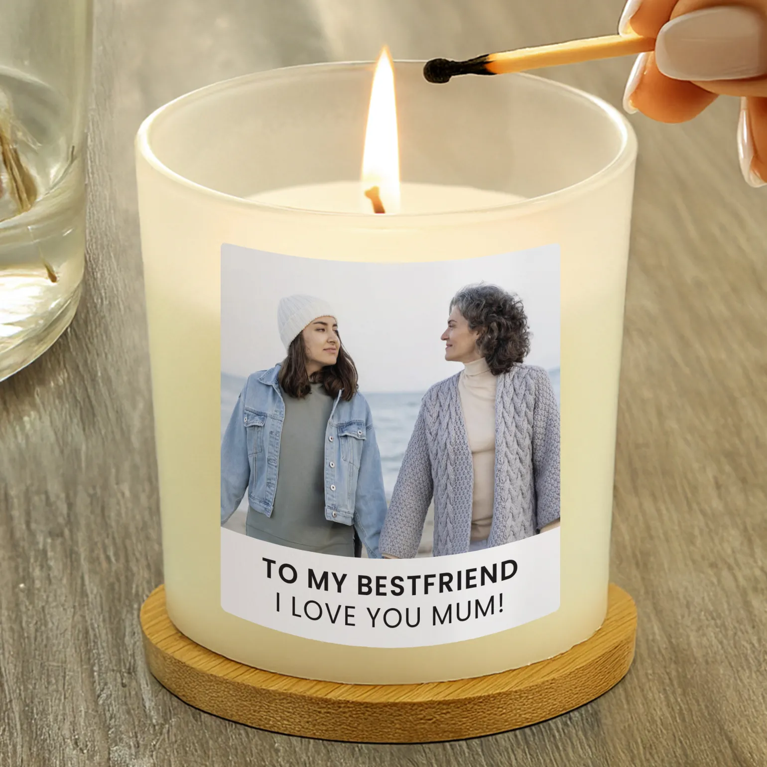 Personalised Photo Upload Candle Jar