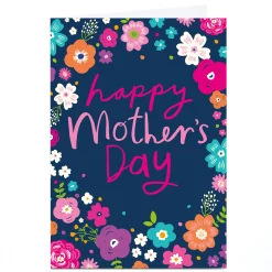 Personalised Pigment Mother's Day Card - Bright Florals