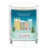 Personalised Pomegranate & Cashmere Scented Christmas Candle - No Place Like Home