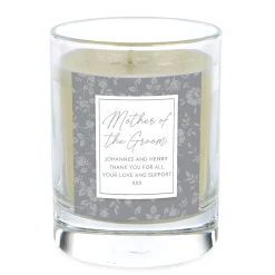 Personalised Pomegranate & Cashmere Scented Candle - Mother of the Groom