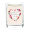 Personalised Pomegranate & Cashmere Scented Candle - Wedding Day