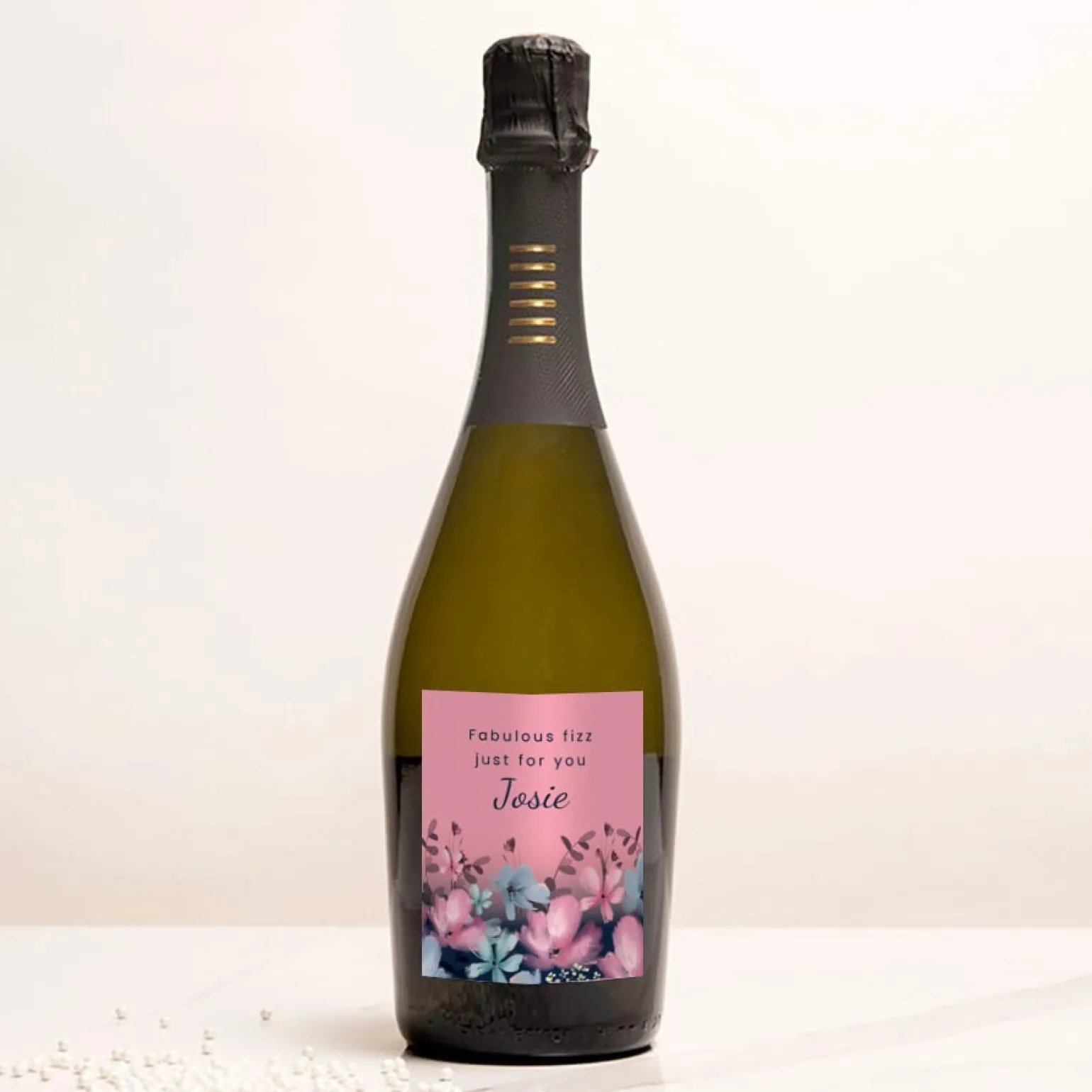Personalised Prosecco - Floral Fabulous Fizz