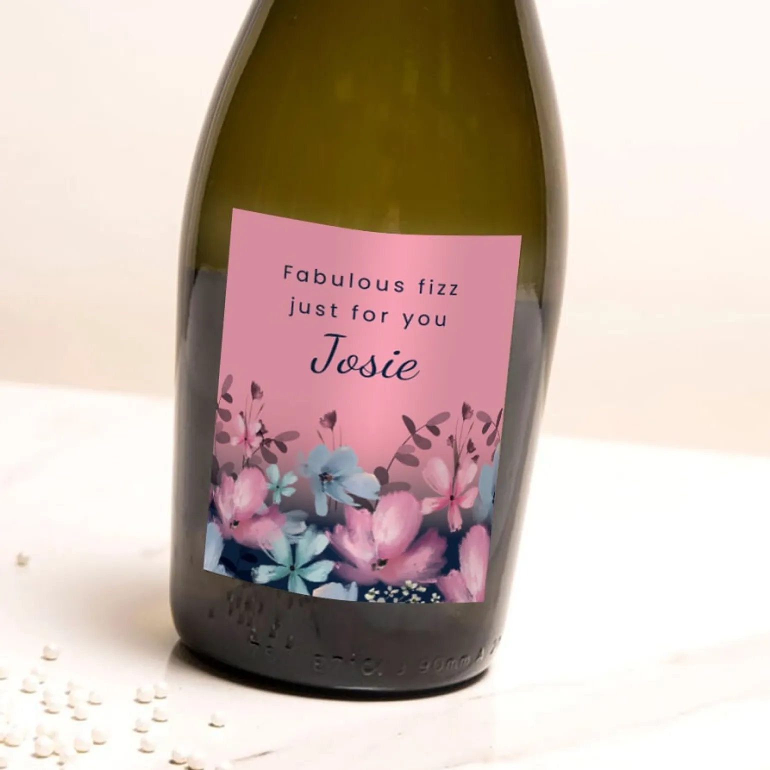 Personalised Prosecco - Floral Fabulous Fizz