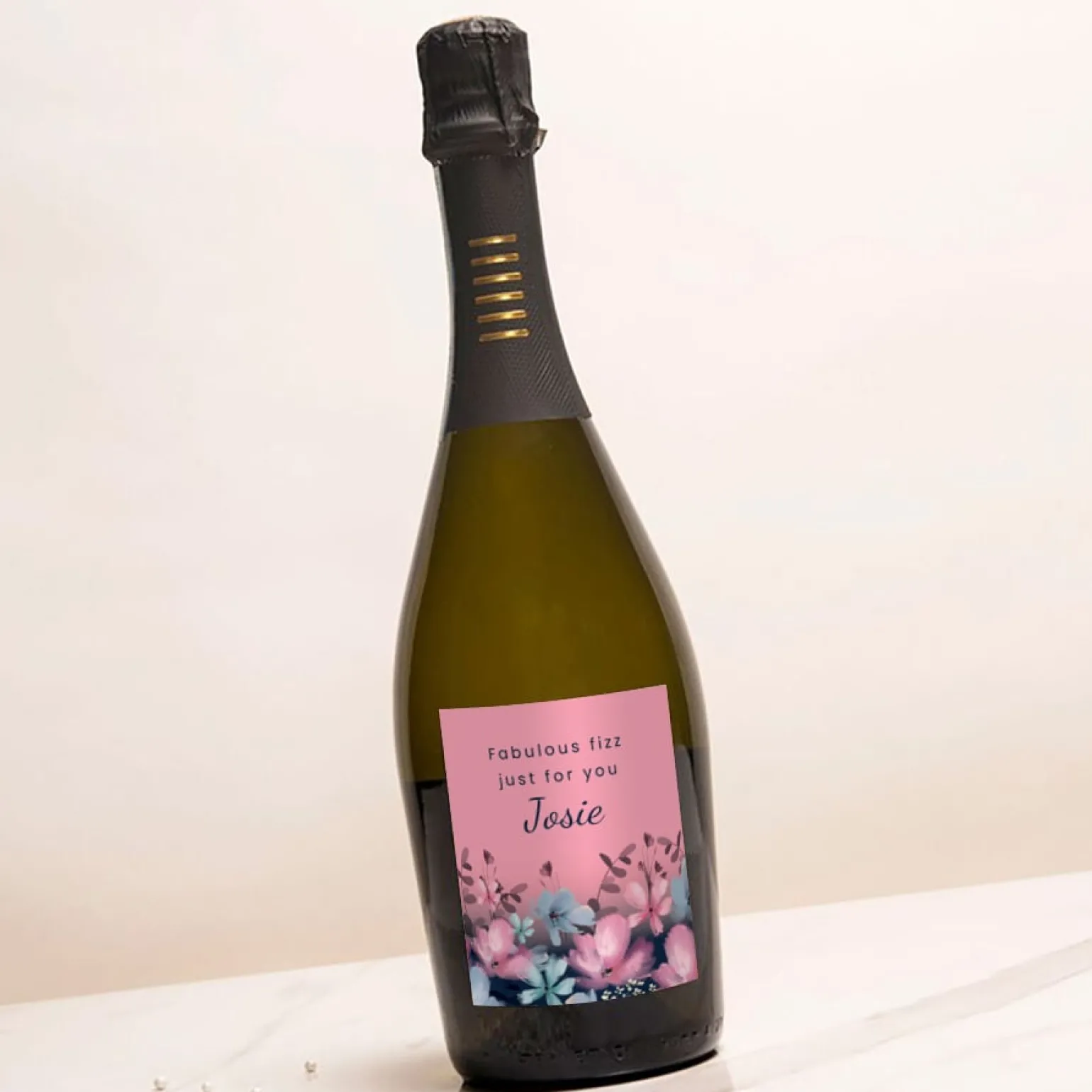 Personalised Prosecco - Floral Fabulous Fizz