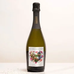 Personalised Prosecco - Floral Heart Photo