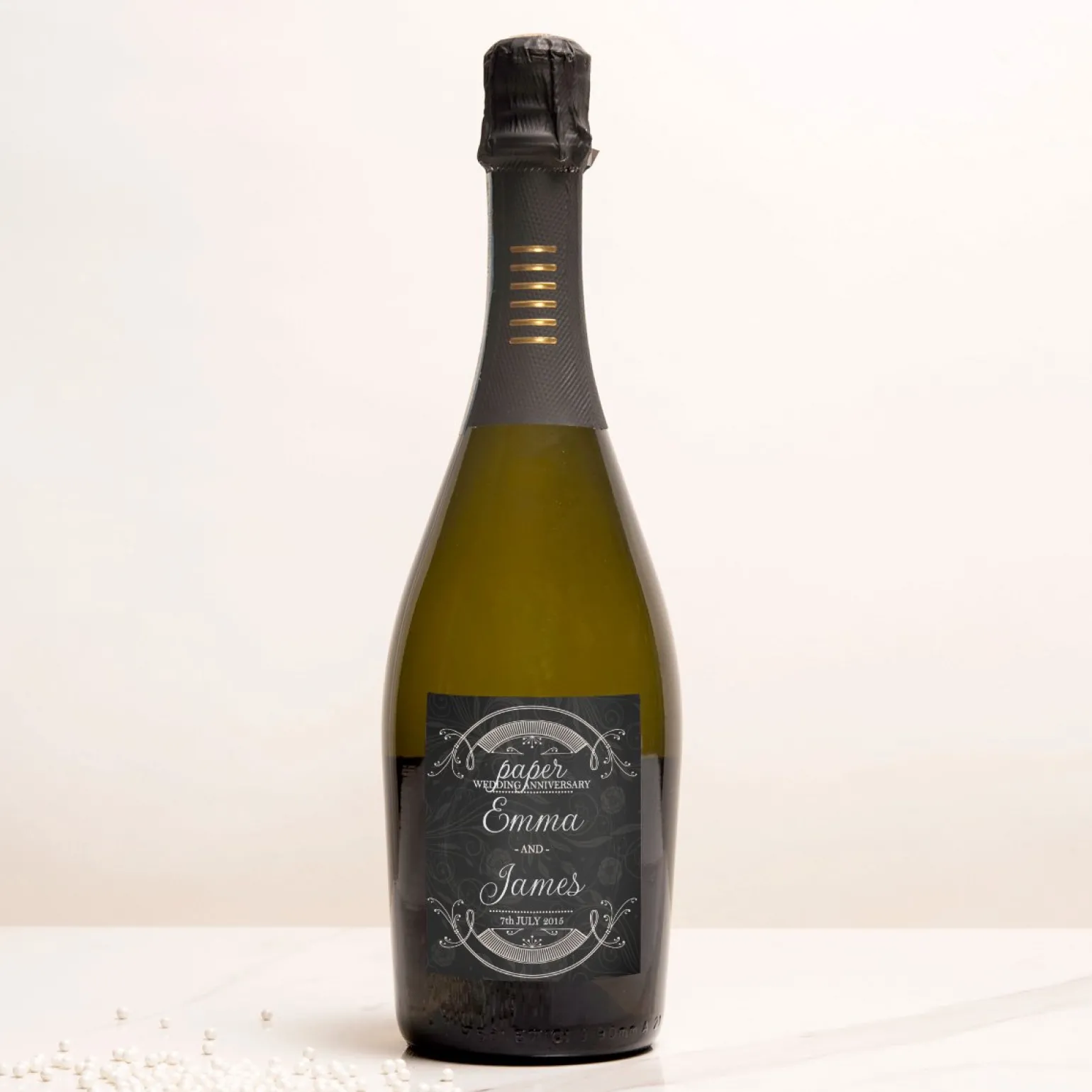 Personalised Prosecco - Paper Anniversary