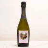 Personalised Prosecco - Photo Upload - Pink Circle of Flowers