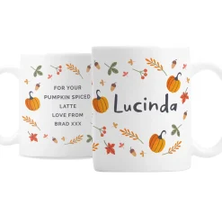 Personalised Pumpkin Mug
