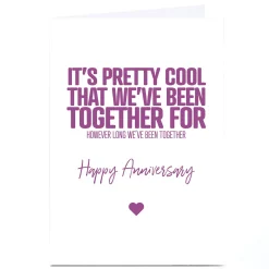 Personalised Punk Cards Anniversary Card - Together