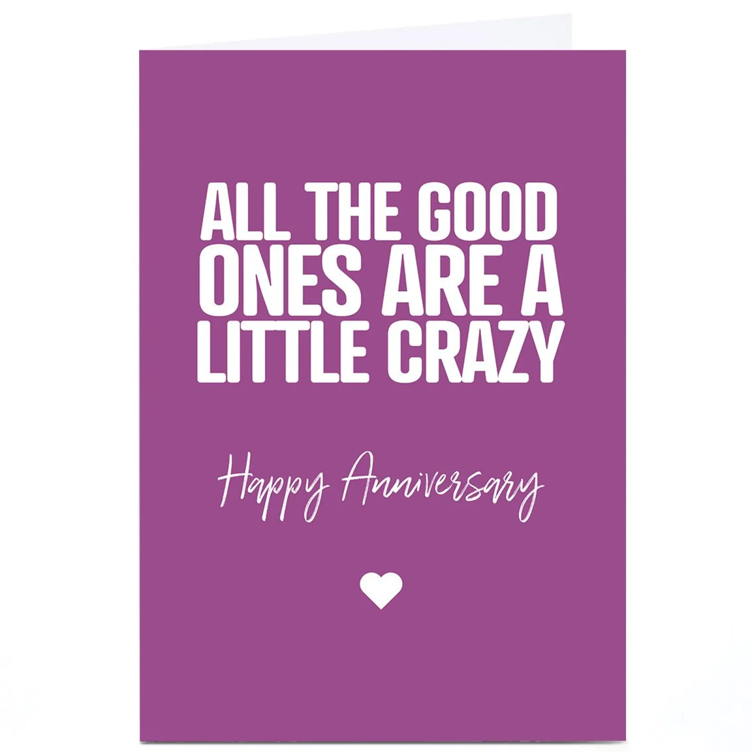 Personalised Punk Cards Anniversary Card - Little Crazy